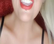 xNx - For My Mouth Spit Fetish Fans ( Big Red Lips 👄 ) from janwar xnx