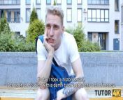 TUTOR4K. Boy XXX tutor using whipped cream and his erect penis from teacher sex boy 3gp
