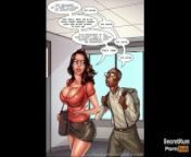 Detention season #1 Ep. #2 - BBC Collage Student Fucked Ebony Teacher in her Office at school from big dick comic