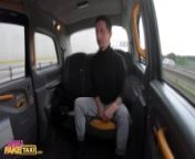 Female Fake Taxi Sofia Lee uses her gigantic boobs to test passengers will power from av4 us fake