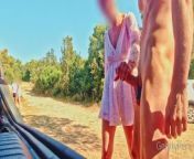 BEACH ADVENTURE: cock exposed to people and a nasty woman makes me cum from dick flash to mom