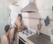 Amateur Couple Fucking In The Kitchen from mbeg