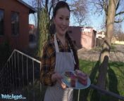 Public Agent Asian Babe Luna Truelove Offers Her Cream Cakes for a Creampie from bolo felim