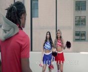 Big Booty Cheerleader Violet Myers Takes BBC in Threesome with Karmen Karma from baba mayer cuda cudi