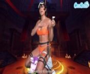 Camsoda - Horny Brunette Rides Sybian from overwatch tracer
