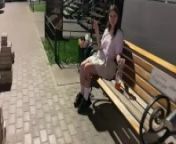 Picked up a schoolgirl on the street and fucked her in the entrance. from bengali call girl in pink saree sucking and riding cock mms