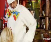 WHORNYFILMS Furry Bunny Pounding Two Wet Pussies At The Bar from anaya brahm