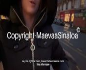 Maevaa Sinaloa - Manhunt in Paris, I fuck with AD Laurent in front of my boyfriend - Double facial from sunyai sextape