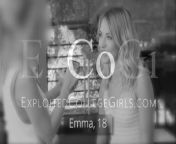 ExCoGi - Hot Blonde Emma Gets Rimmed And Fucked On Camera For The Fist Time from dj cry