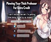 Plowing Your Thick Professor For Extra Credit from asmr kittyklaw patreon asmr savage video mp4