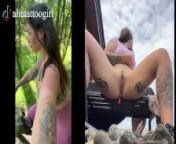 TikTok model was caught on a public beach playing with a dildo and cumming beautifully at the end from aliza sehar tiktoker viral on