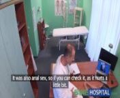 FakeHospital Petite Euro patient orgasms pussy juice over doctors desk from hafidh hongera faki